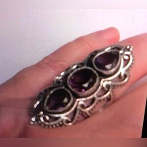 Amethyst 925 Sterling Silver Ring